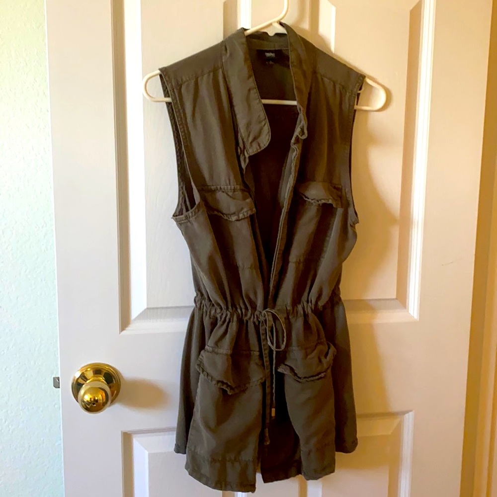 Army green vest